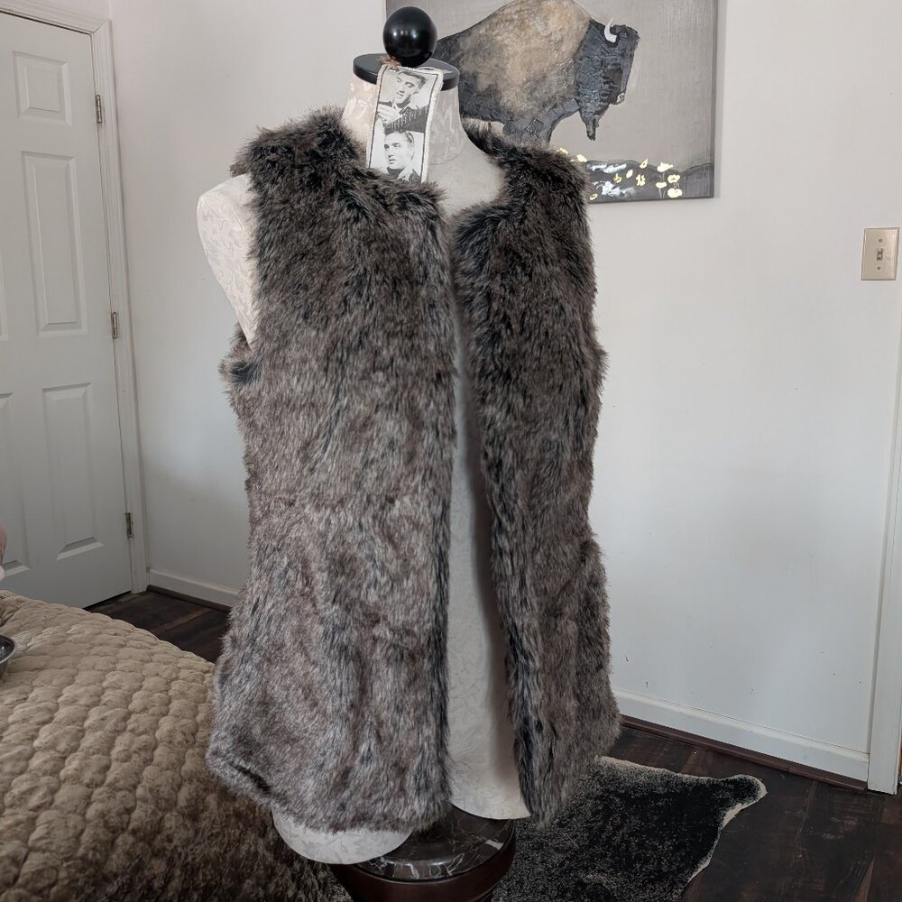 Banana Republic Faux Fur Vest